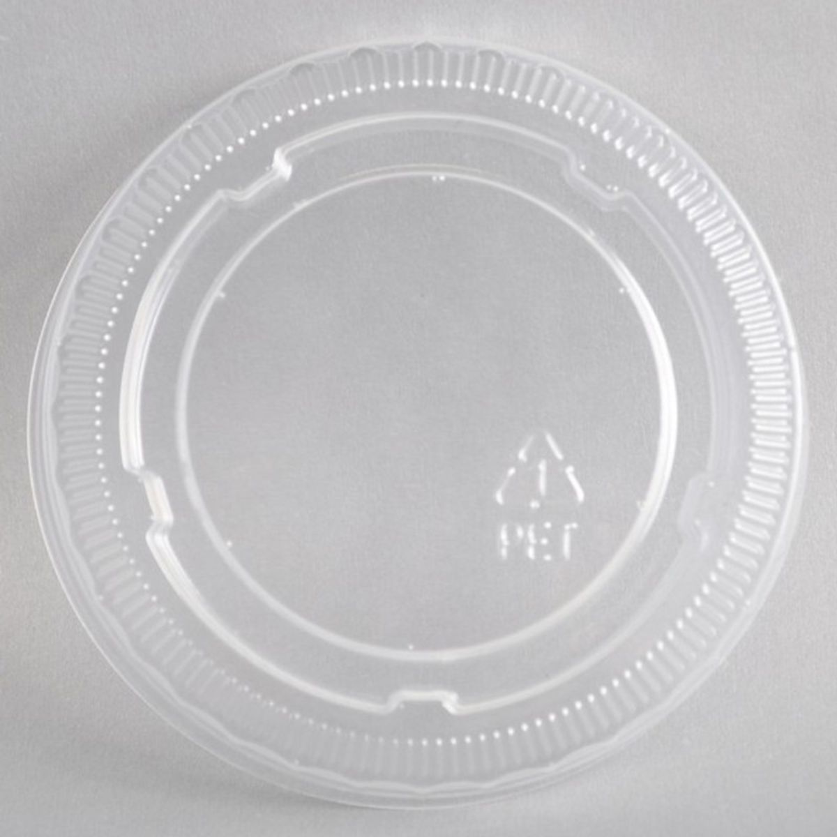 GENERICO - TAPA P/VASO AVIÓN PP TRANSPARENTE 240 CC 100 UNI