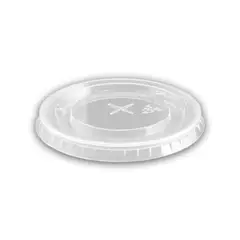 GENERICO - TAPA CON RANURA P/VASO POLIPAPAEL 12 OZ P/BEBIDA FRIA 50 UNI
