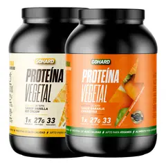 GOHARD - PACK PROTEINAS 2KG TOTAL 66SV VAINILLA - ZANAHORIA NARANJA