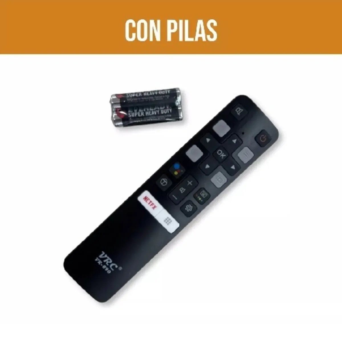 GENERICO - Control Remoto Compatible Para TCL Smart Tv