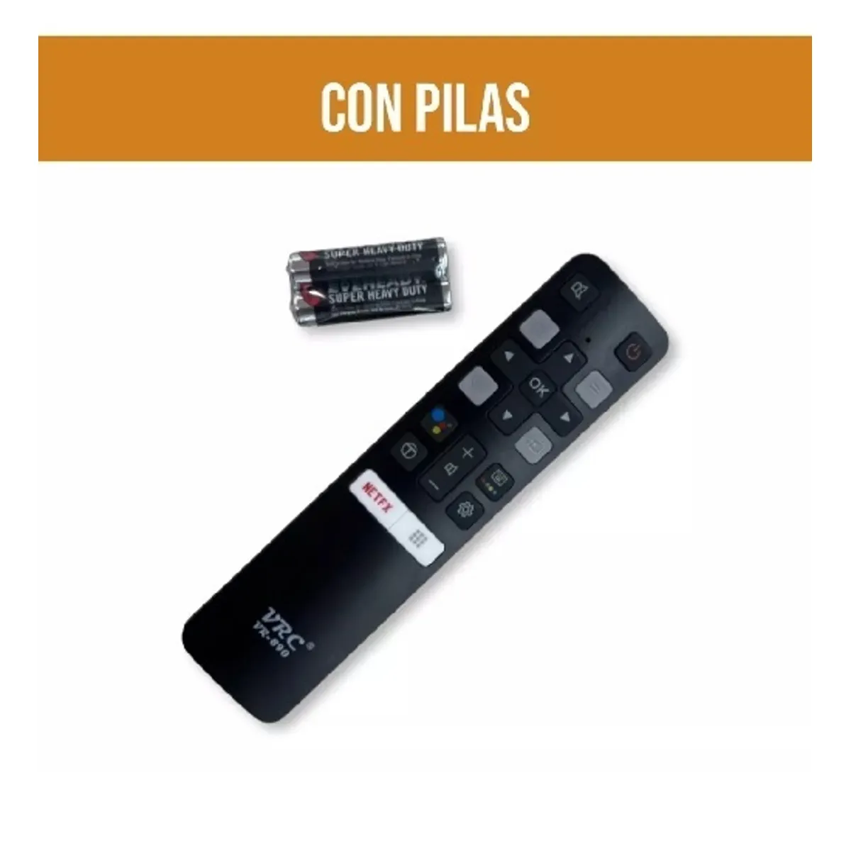 GENERICO - Control Remoto Compatible Para TCL Smart Tv