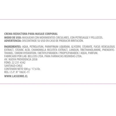 Imagen 2 del producto Crema Reductora Masaje Corporal Lasserre Cosmétique