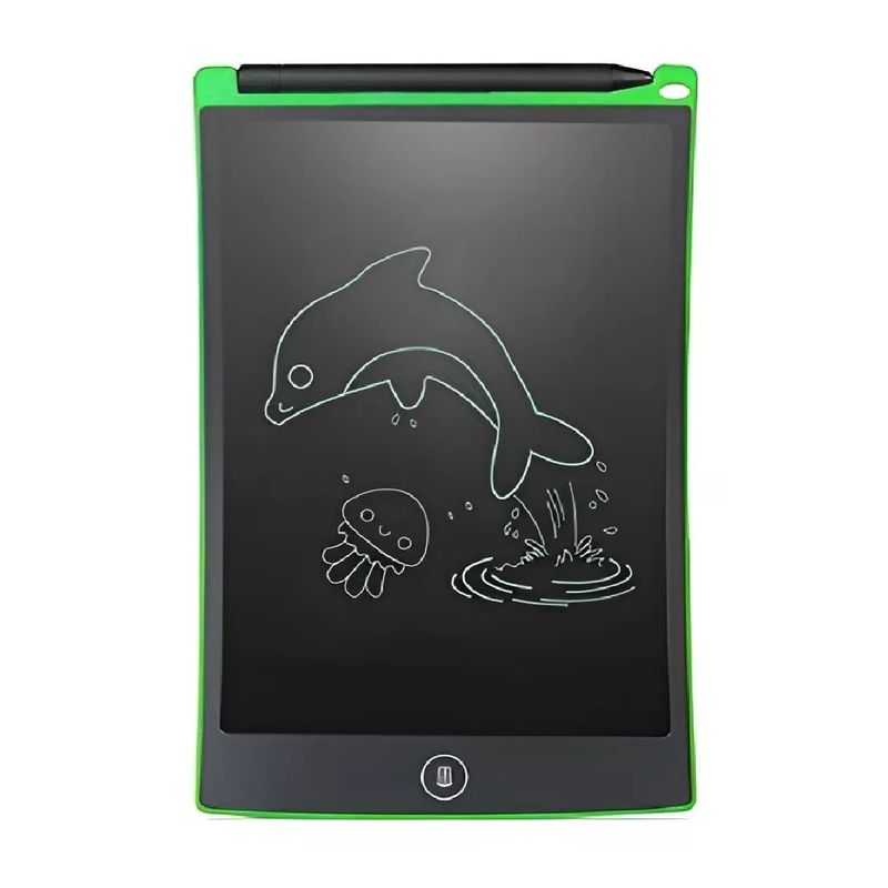 GENERICO - Pizarra Infantil Pizarras Niño Mágica Tablet Lcd 10 P Verde