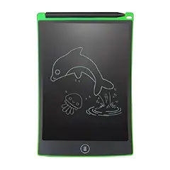 GENERICO - Pizarra Infantil Pizarras Niño Mágica Tablet Lcd 10 P Verde