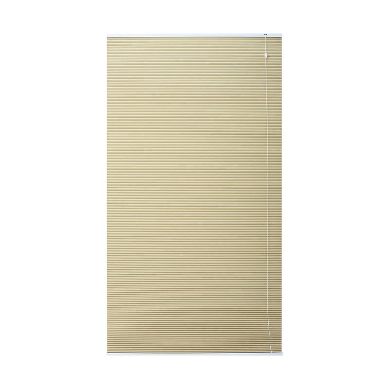 DIB - Cortina Persiana Plisada Black Out 90x170 cm Beige