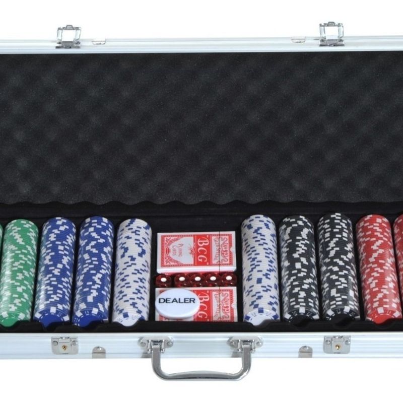 U BUY - Set Poker Profesional 500 Fichas 11,5gr + Maleta Aluminio