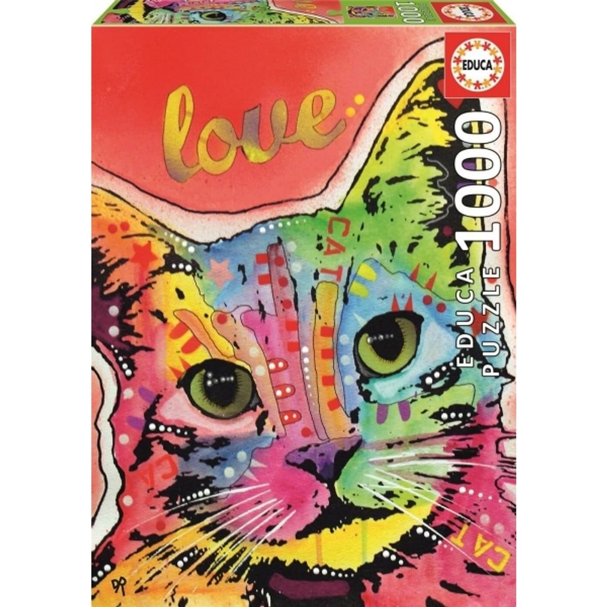 EDUCA - EDUCA 19257 PUZZLE 1000 PIEZAS TILT CAT LOVE DEAN RUSSO