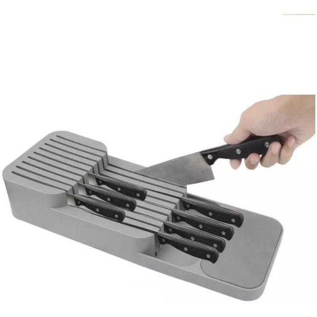 U BUY - Organizador De Cuchillo Porta Cuchillos Para Cajon De Cocina