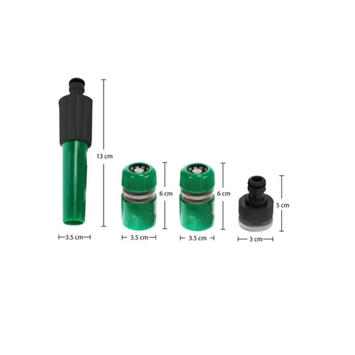 GENERICO - Manguera Reforzada 1/2 Pulgada 20 Mts Mas Acoples