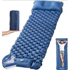 BLUEDREAMER - Colchoneta Inflable Plegable Para Acampar Y Senderismo