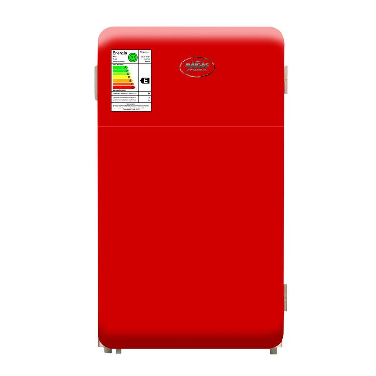 MAIGAS Frigobar Retro Rojo 116 LT High Cooling HS-148RR