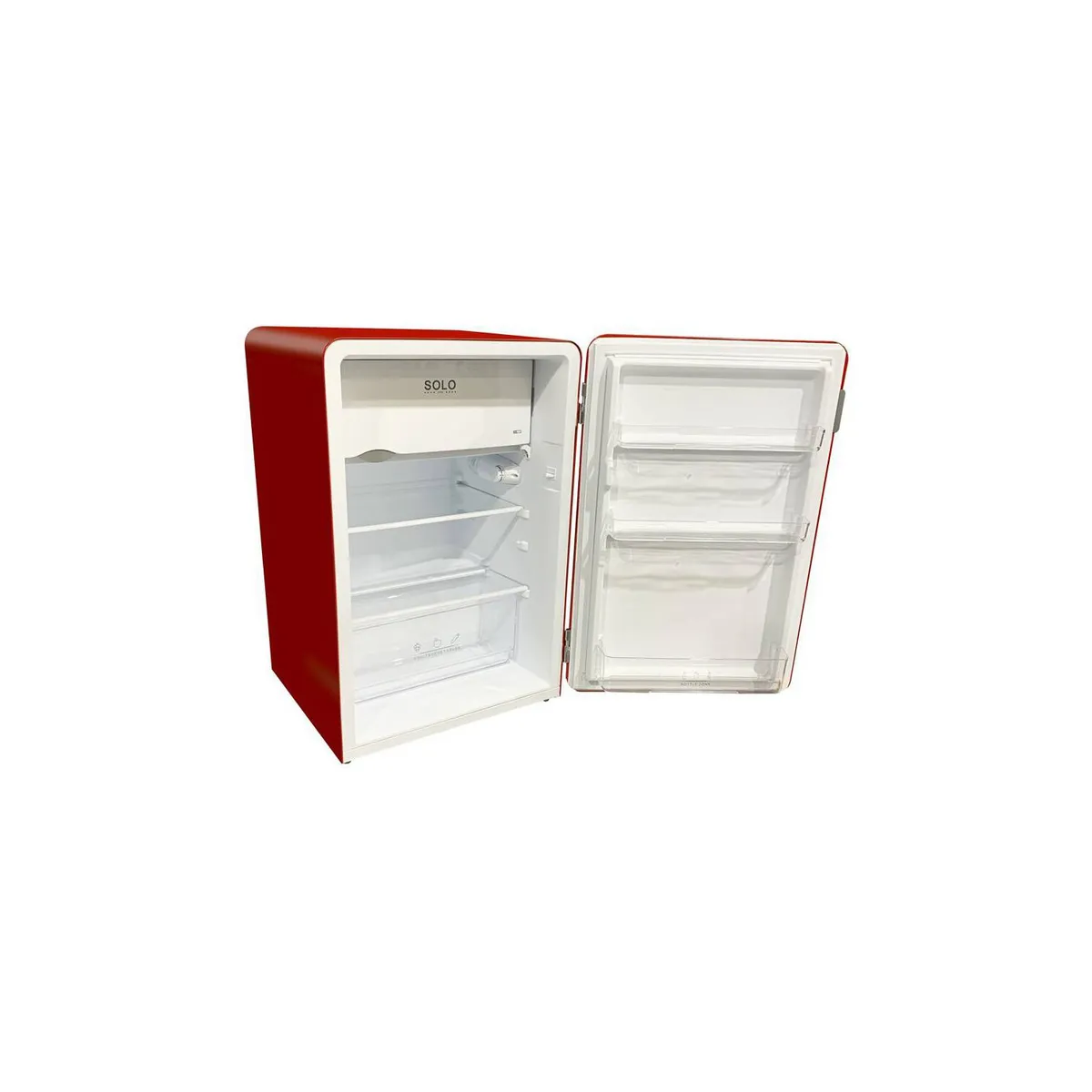 MAIGAS - Frigobar Retro Rojo 116 LT High Cooling HS-148RR