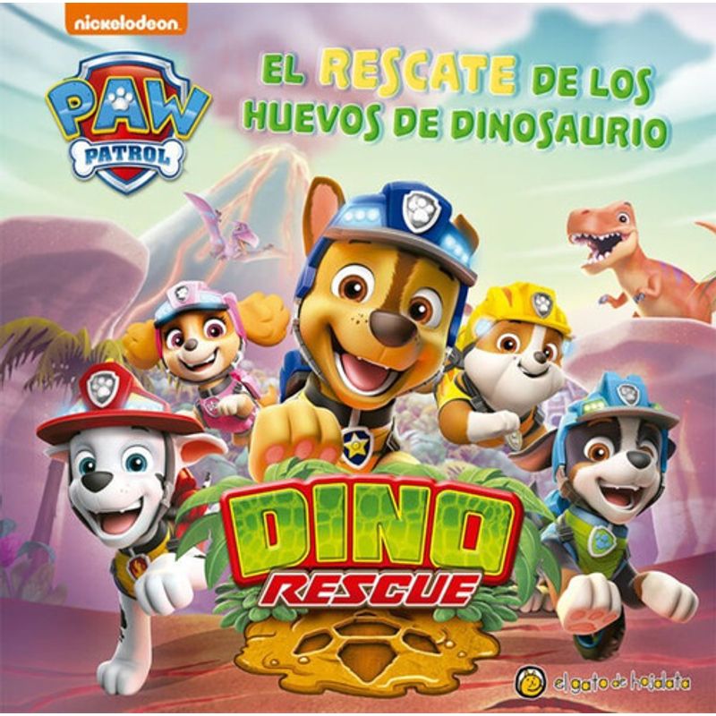 EL GATO DE HOJALATA - Libro Paw Patrol - Rescate De Los Huevos De Dinosaurio