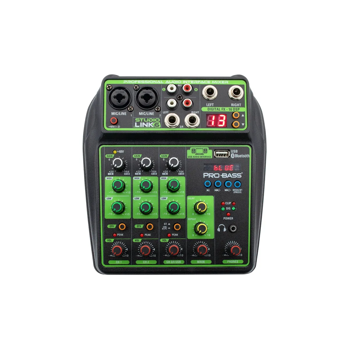PROBASS - Consola con interfaz USB Probass StudioLink 6 PROBASS