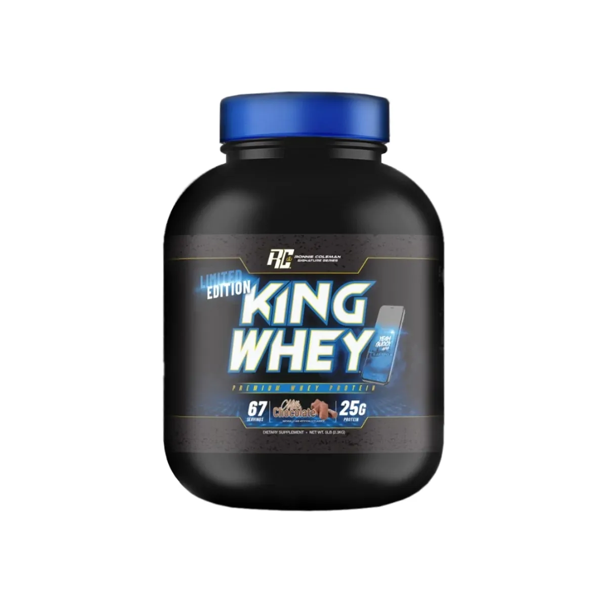 RC - PROTEINA KING WHEY 5LB RONNIE COLEMAN - MILK CHOCOLATE