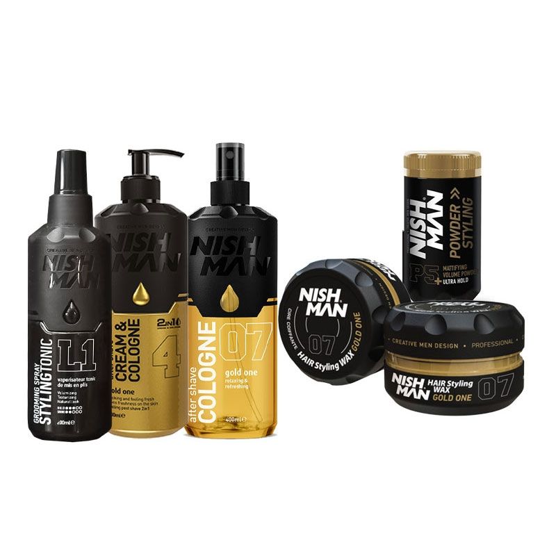 GENERICO - Set Cuidado Capilar Y Corporal Element Groom Nishman.-