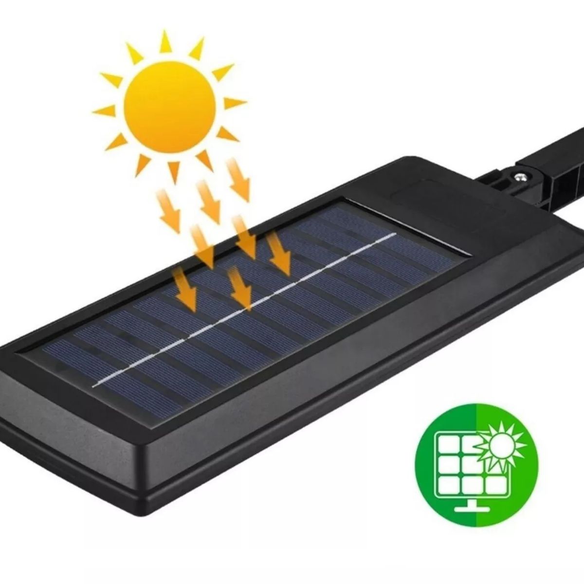 GENERICO - X2 Foco Led Exterior 160W Con Sensor Movimiento Focos Solar 71150