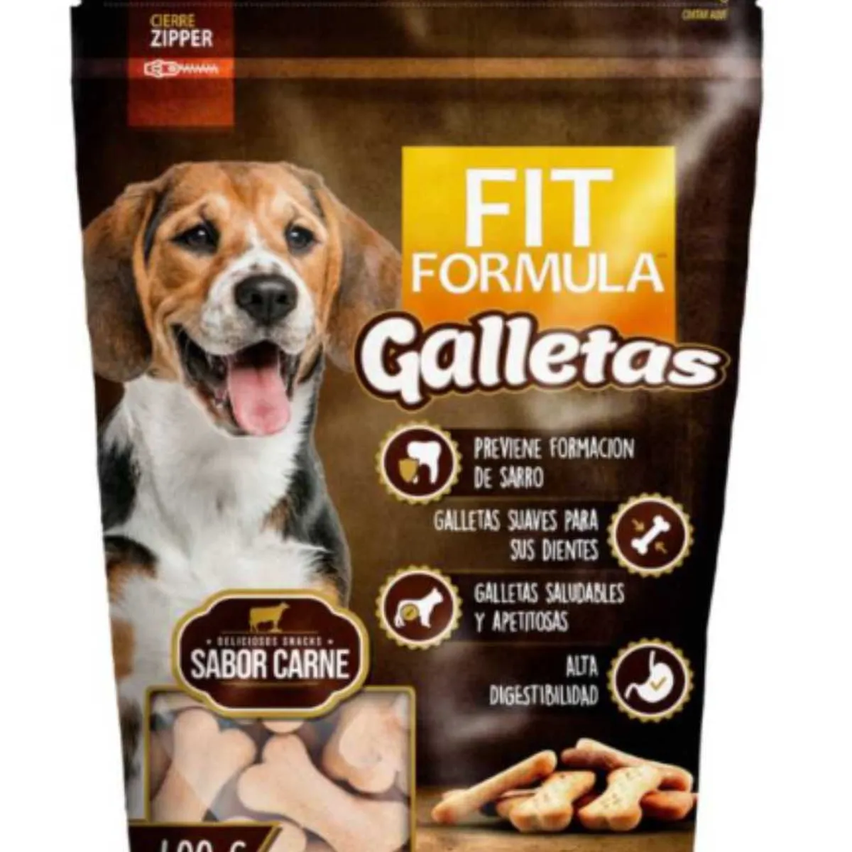 DRAG PHARMA - Galletas Golosina Comida Snack Carne Fit Perro Mascota 400gr