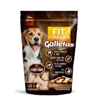 Galletas Golosina Comida Snack Carne Fit Perro Mascota 400gr