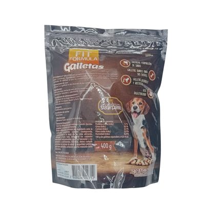Imagen 2 del producto Galletas Golosina Comida Snack Carne Fit Perro Mascota 400gr