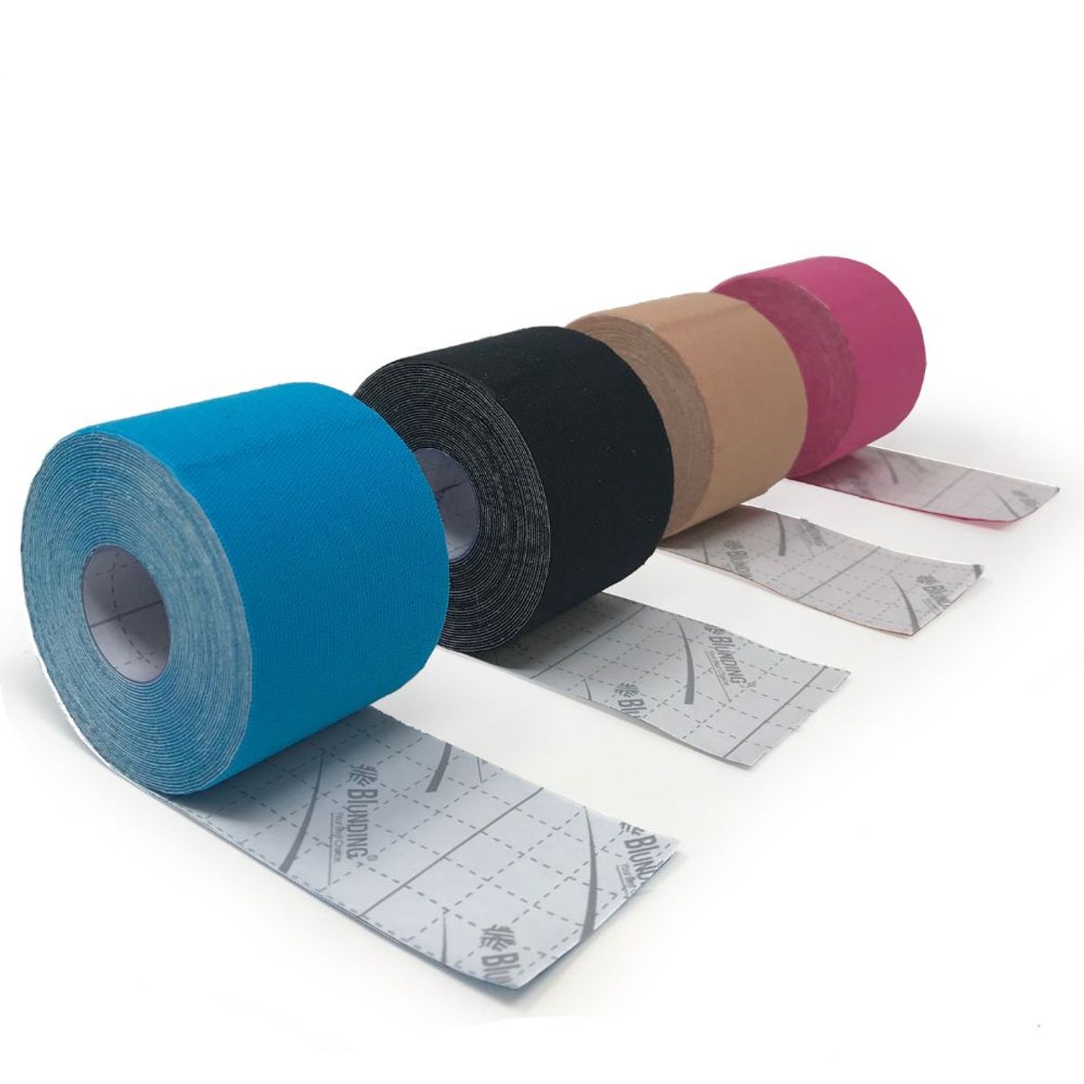 BLUNDING - Blunding Tape 4 Colores 5Cmx5M (4 Unidades)-Blunding