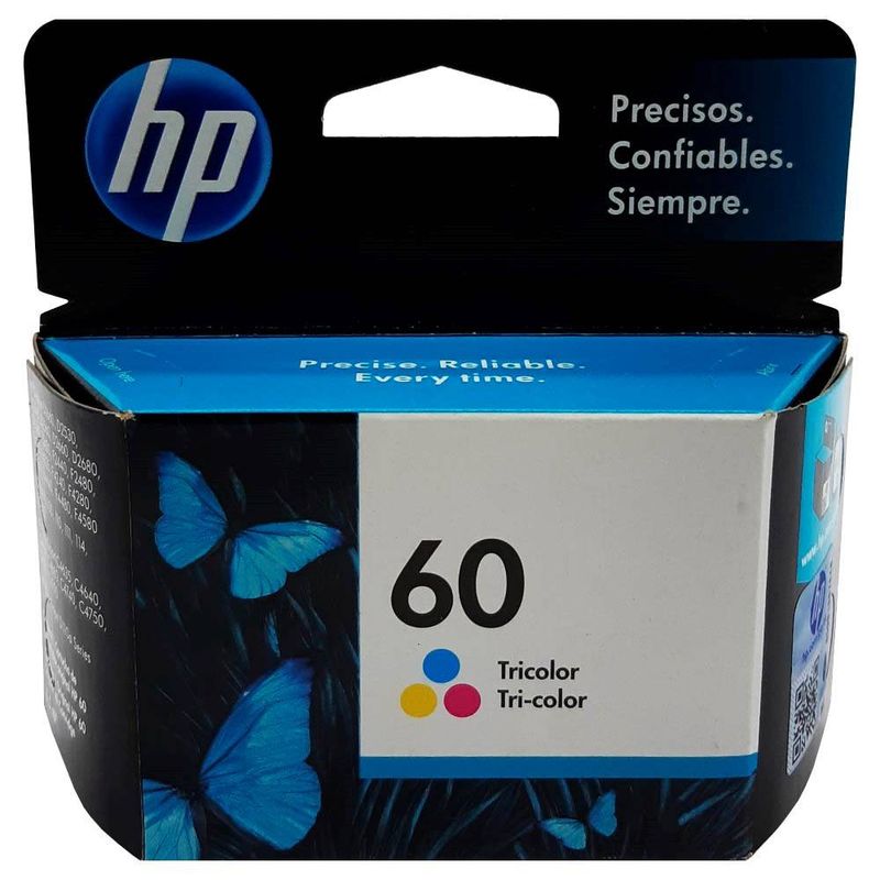 HP - Cartucho Tinta Hp 60 Tricolor 165 Páginas Original HP