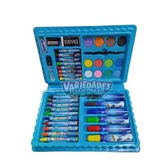 GENERICO - Set De Arte Maleta 42 Piezas Lápices Para Colorear Frozen