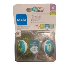 MAM - Chupete Crystal ortodontico silicona 6
