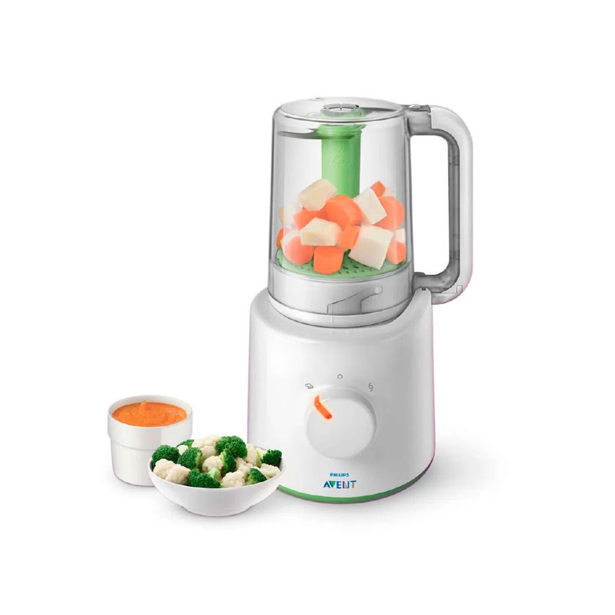 AVENT - Vaporera Licuadora Avent SCF870/20 2 en 1 400W