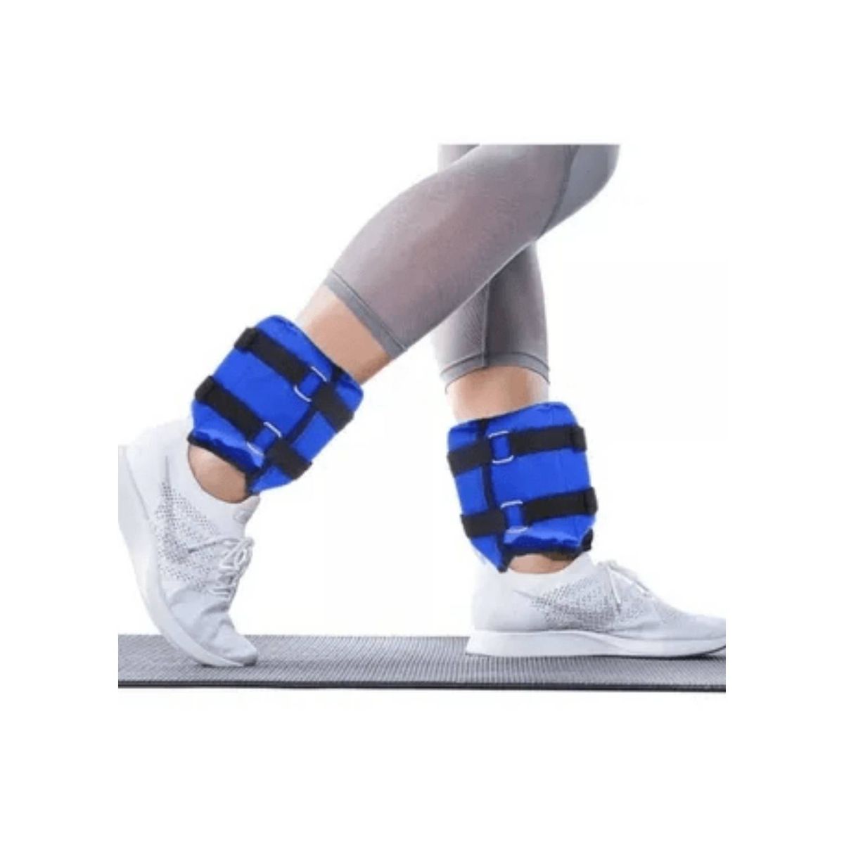 GENERICO - Pack de 2 Pesas de Tobillera 1kg Ejercicio Fitness