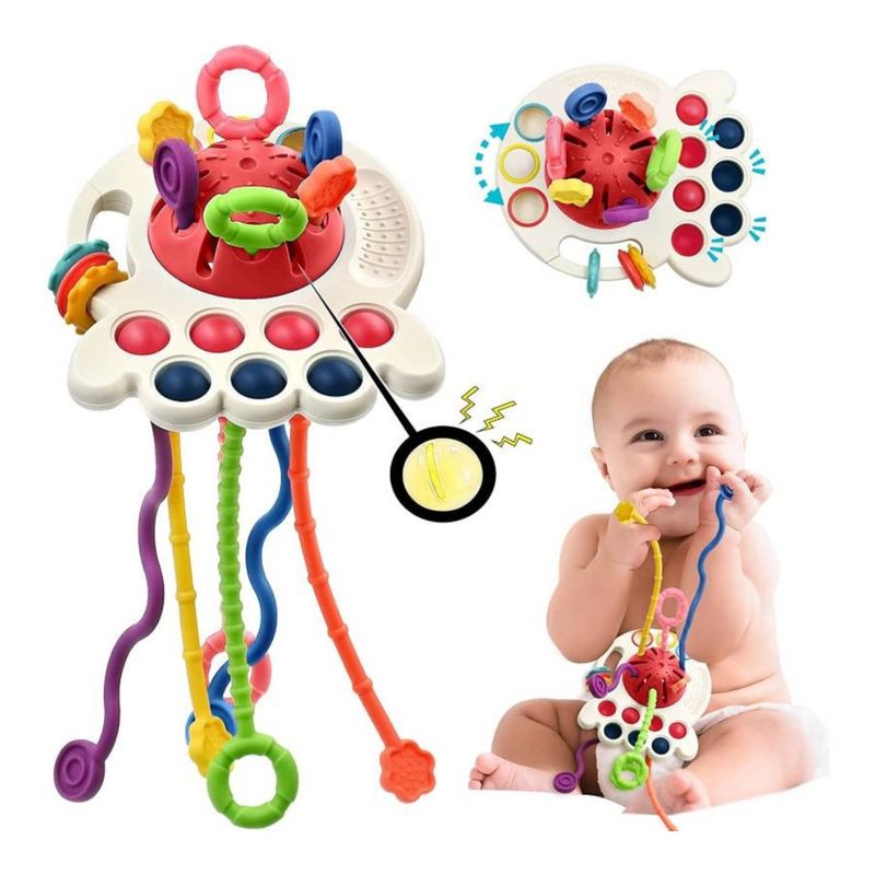 GENERICO - Juguete Sensorial Para Bebes Montessori 4 en 1