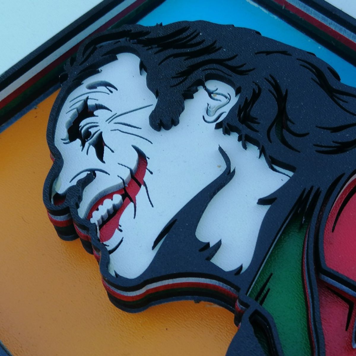 GENERICO - Cuadro Decorativo de Joker en 3D