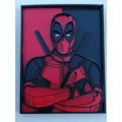 GENERICO - Cuadro Multicapa de DeadPool