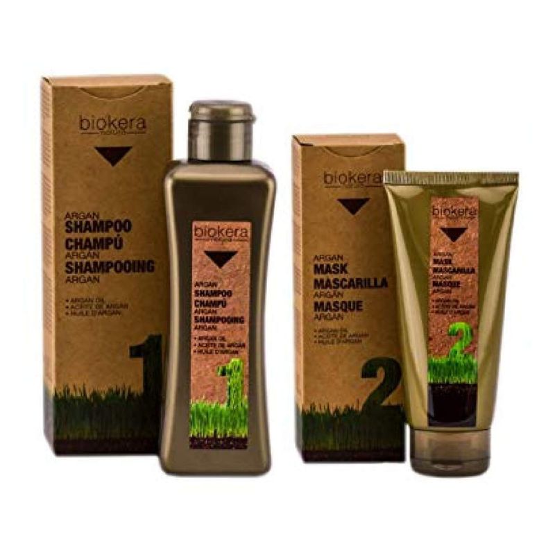 SALERM - Salerm Kit Pro Shampoo  mascarilla Biokera Terciopelo Argan.-