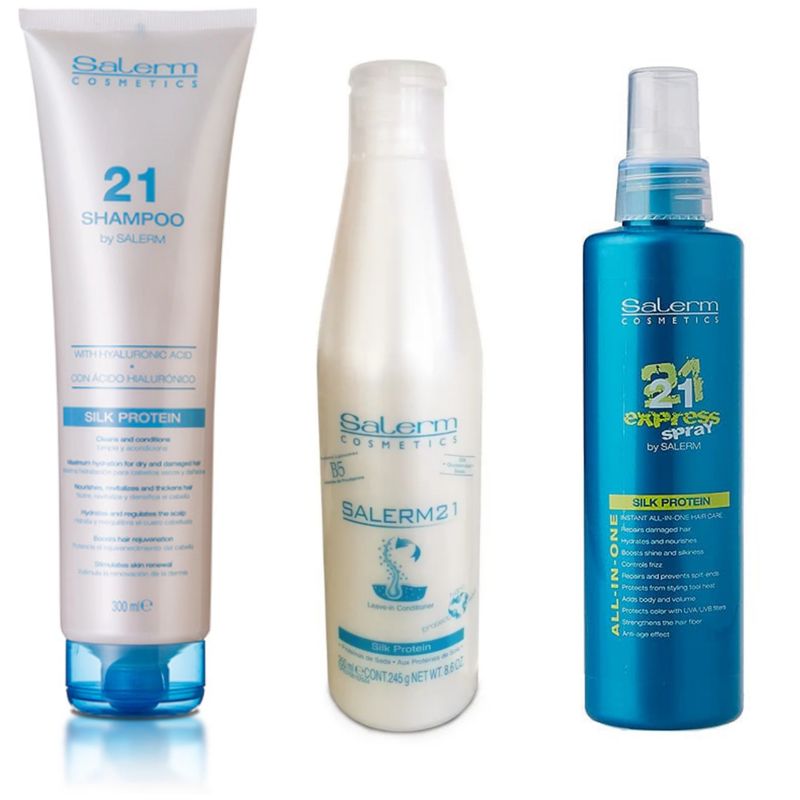 SALERM - Kit 3 Productos Cuidado Capilar Salerm Verano Proteccion Uv