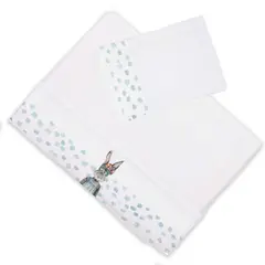 MARGARITA SCHEEL BY CASA ALVARINHO - Juego de Sábanas Coneja Flora 1 Plaza