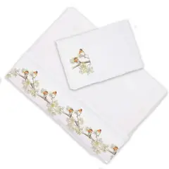 MARGARITA SCHEEL BY CASA ALVARINHO - Juego de Sábanas Pajaritos Bambi 1 Plaza