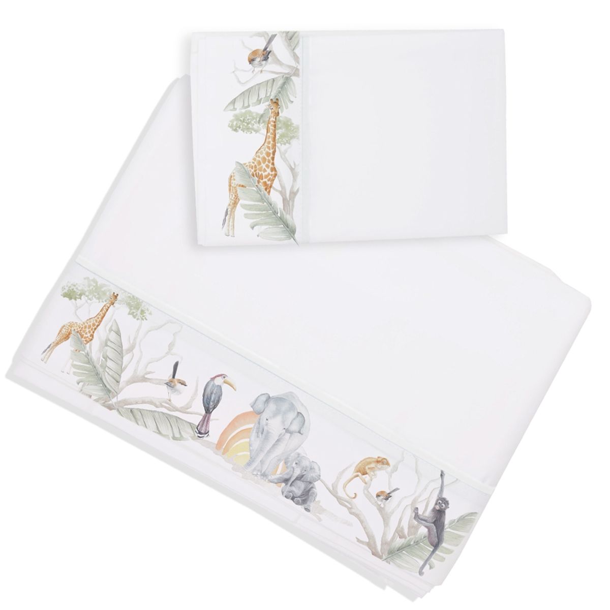 MARGARITA SCHEEL BY CASA ALVARINHO - Juego de Sábanas Safari Animales 1 Plaza