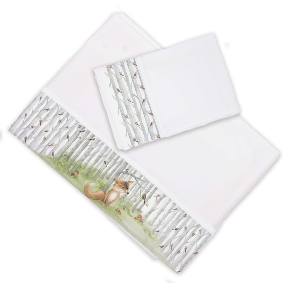 MARGARITA SCHEEL BY CASA ALVARINHO - Juego de Sábanas Zorrito 1 Plaza