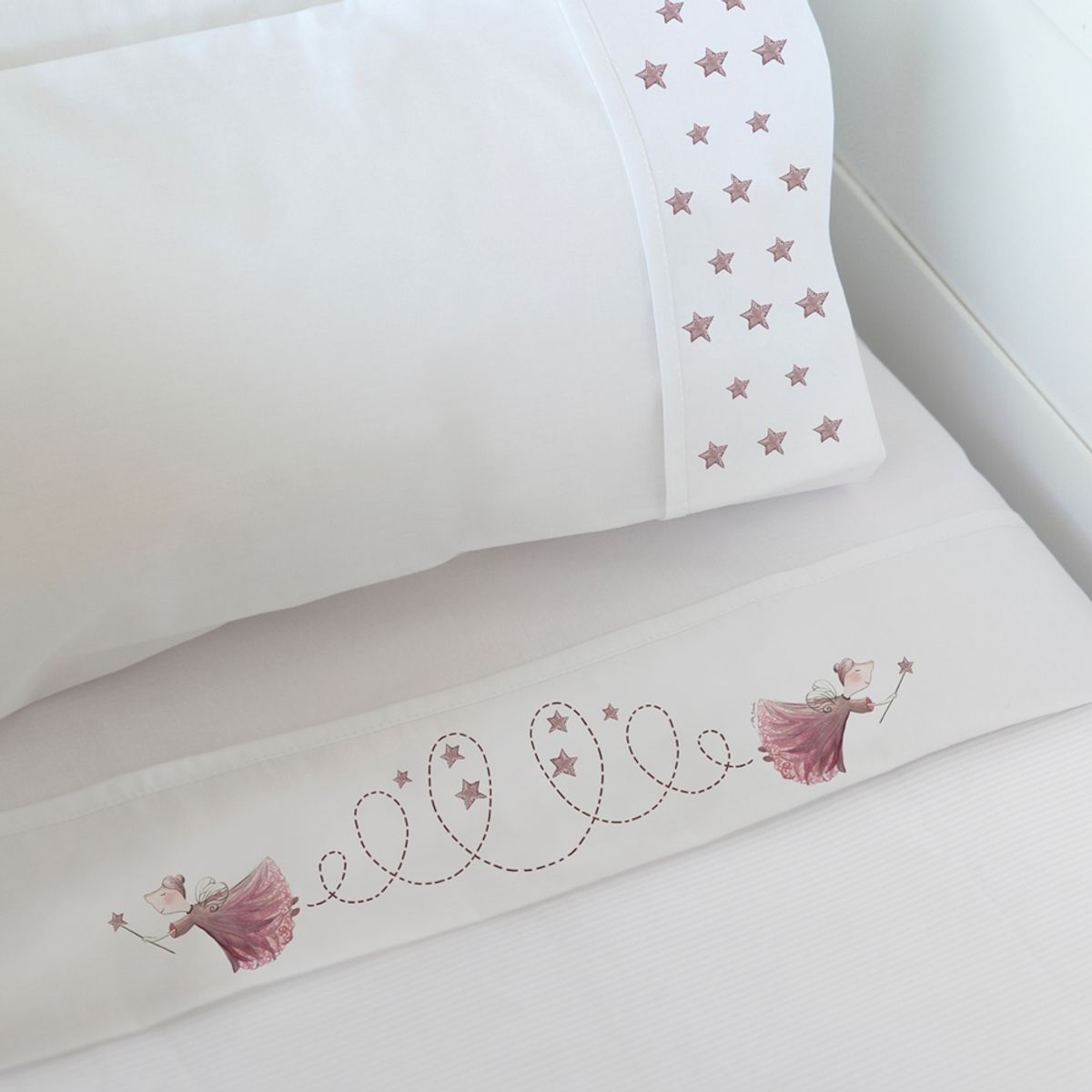 MARGARITA SCHEEL BY CASA ALVARINHO - Juego de Sábanas Hada 1,5 Plazas