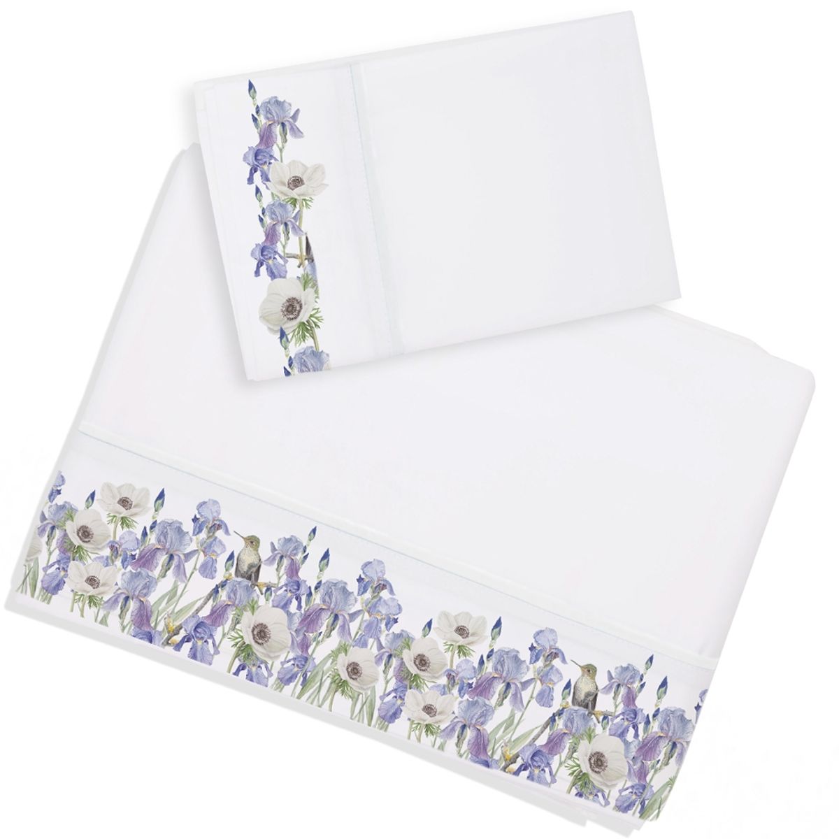 MARGARITA SCHEEL BY CASA ALVARINHO - Juego de Sábanas Jardín de Iris 1,5 Plazas