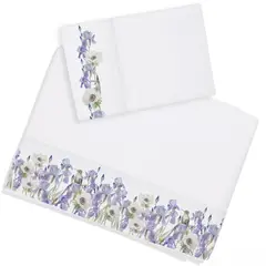 MARGARITA SCHEEL BY CASA ALVARINHO - Juego de Sábanas Jardín de Iris 1,5 Plazas