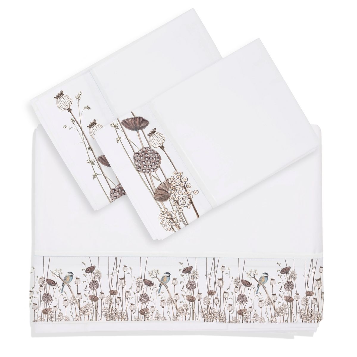 MARGARITA SCHEEL BY CASA ALVARINHO - Juego de Sábanas Ciclo Amapolas 2 Plazas