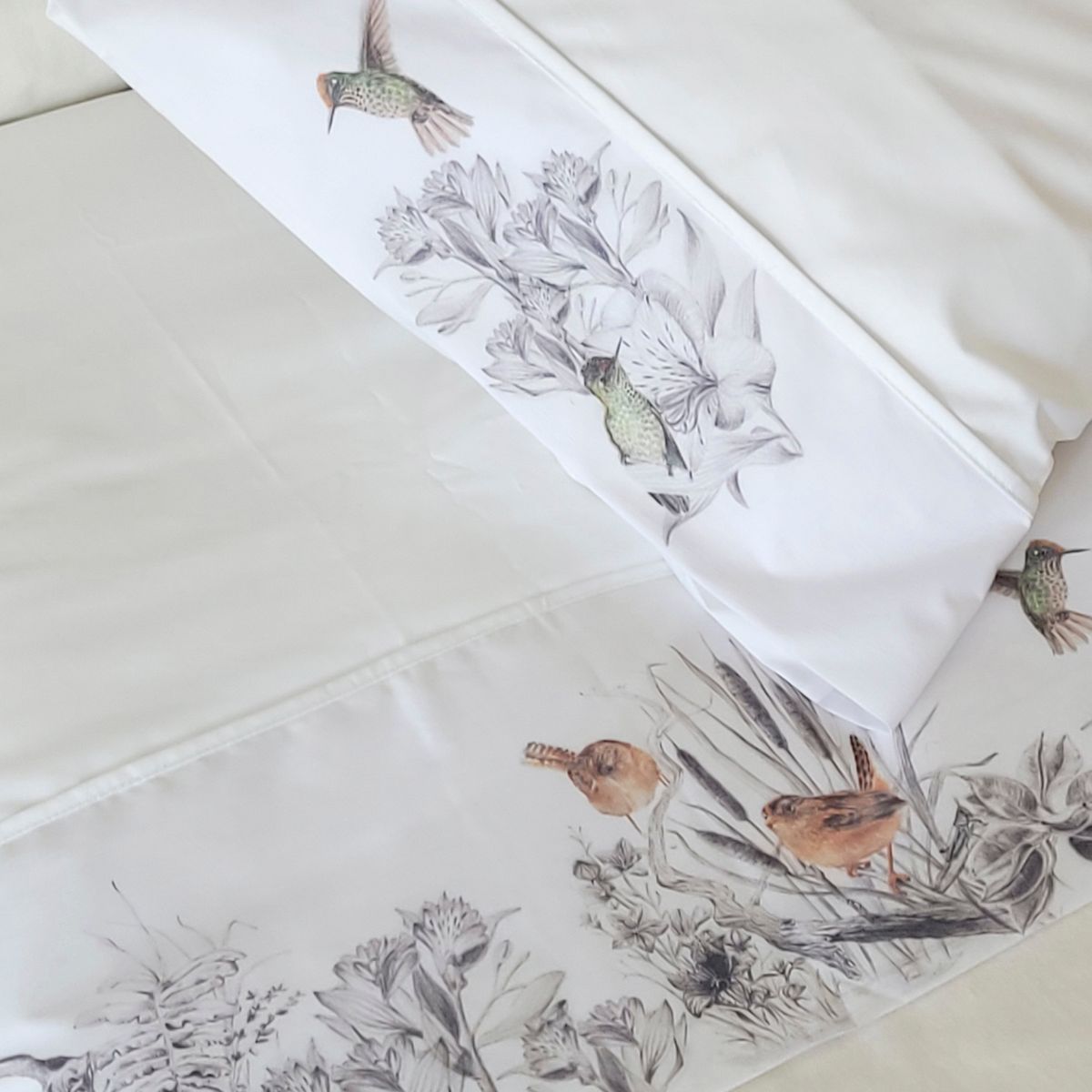 MARGARITA SCHEEL BY CASA ALVARINHO - Juego de Sábanas Encanto Nativo 2 Plazas