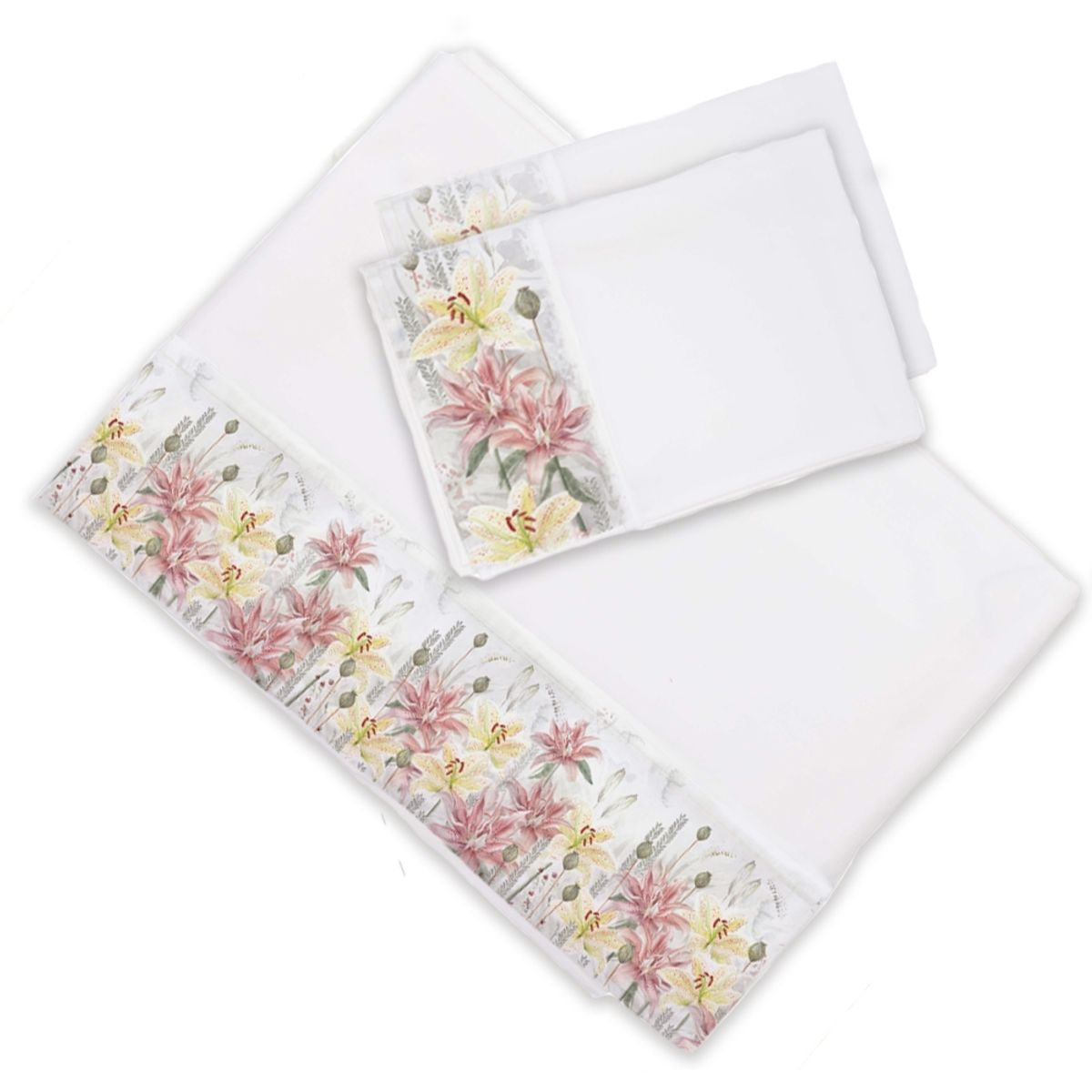 MARGARITA SCHEEL BY CASA ALVARINHO - Juego de Sábanas Lilium King