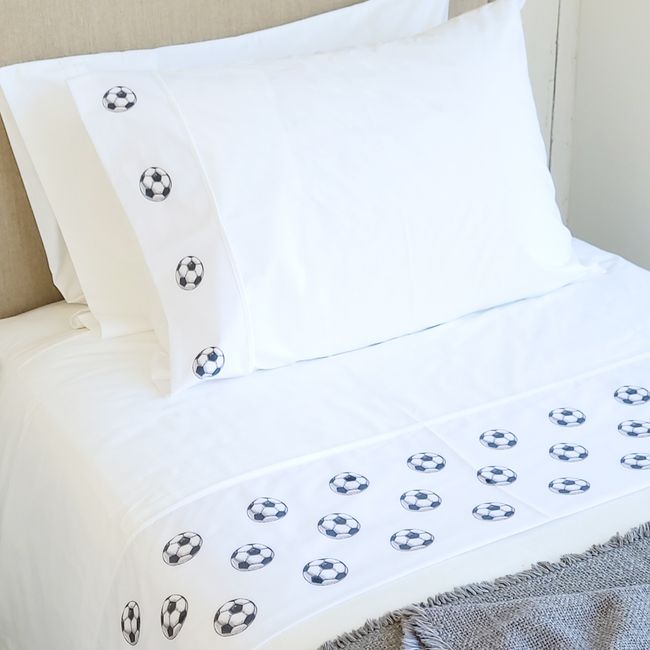 MARGARITA SCHEEL BY CASA ALVARINHO - Juego de Sábanas Pelota Fútbol King