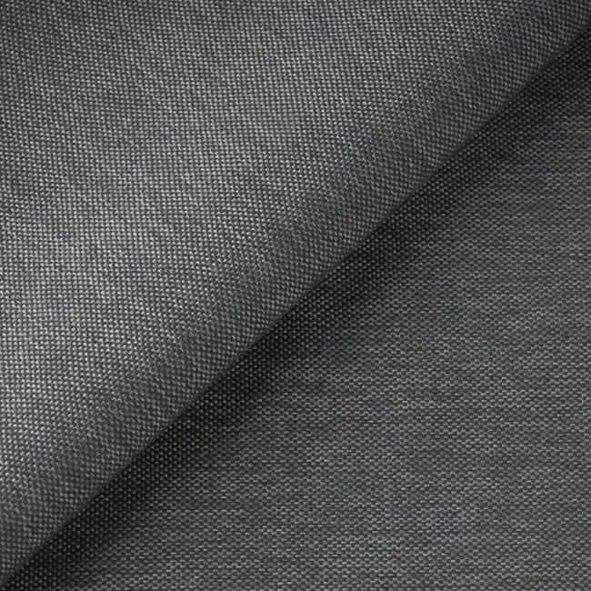GENERICO - Respaldo Botoné Lino Gris Oscuro 1.5 Plazas