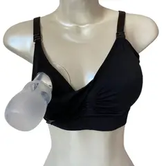 PARA LACTAR - Sostén lactancia y extracción negro