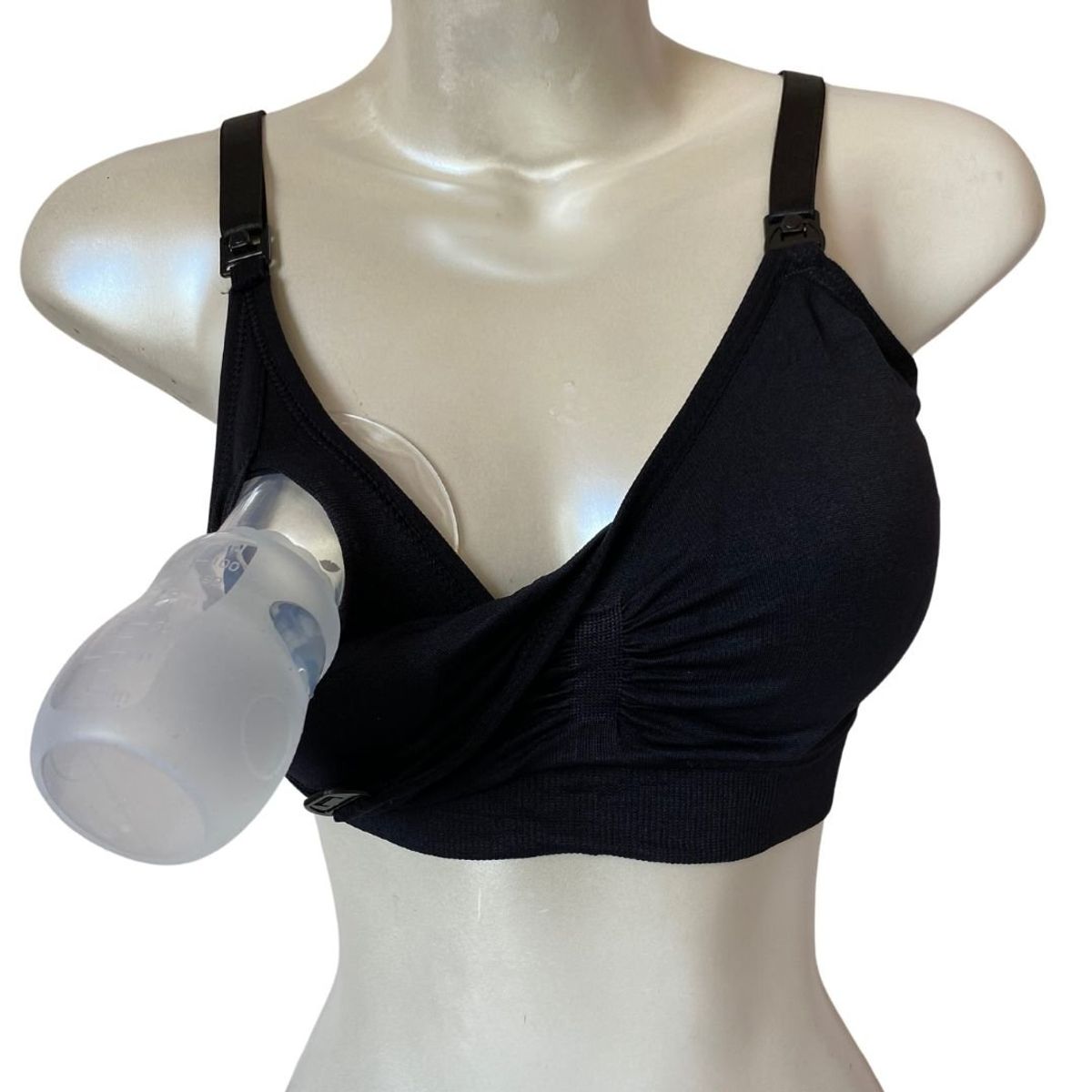 PARA LACTAR - Sostén lactancia y extracción negro