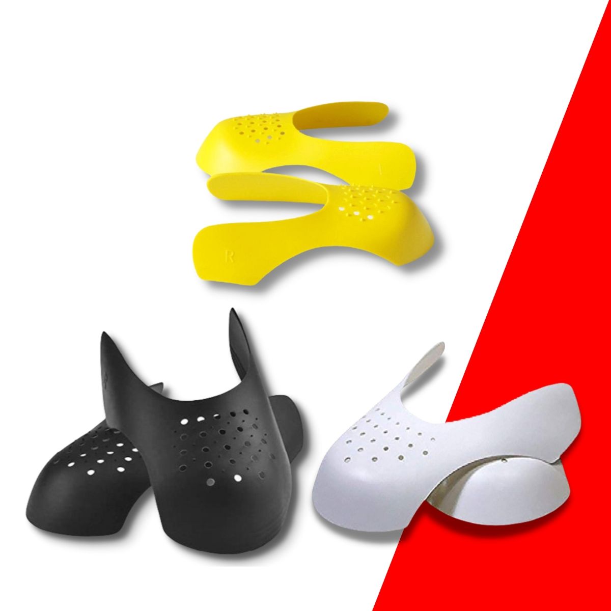 GENERICO - Sneaker Shield Protector Anti-arruga - 3 Pares - Antiarruga